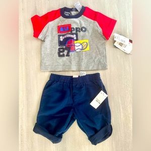 Baby Q All Pro Baseball short set